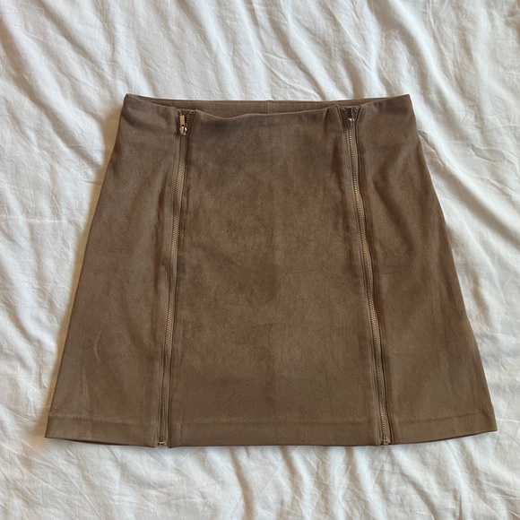 Dynamite Faux Suede Skirt - Picture 1 of 6
